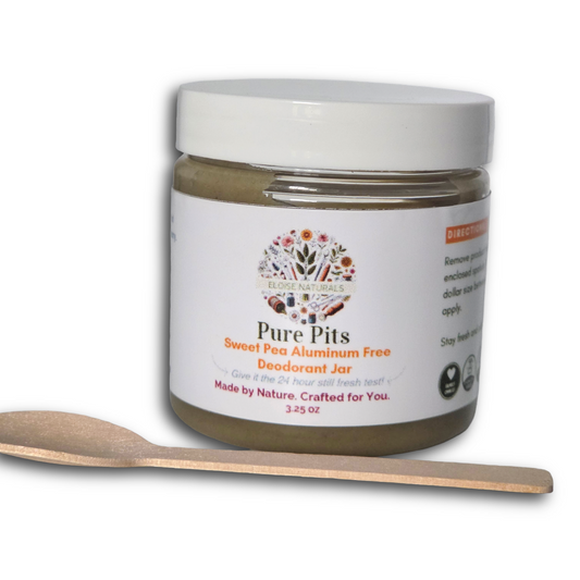 Pure Pits "Sweet Pea" Aluminum Free Odor Relief Jar