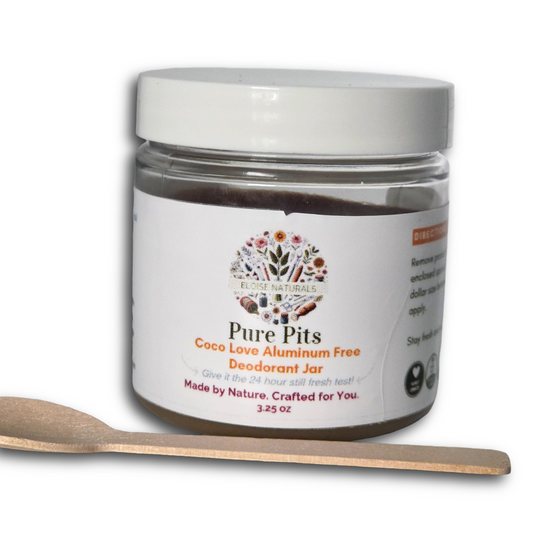 Pure Pits "Coco Love" Aluminum Free Odor Relief Jar