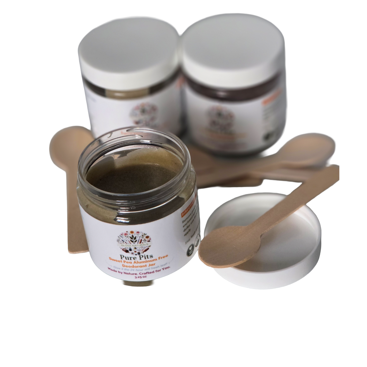 Pure Pits "Coco Love" Aluminum Free Odor Relief Jar
