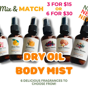 Scented Dry Oil Body Mist